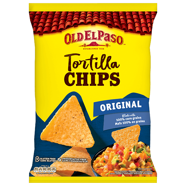 eine Packung Old El Paso Original Salted Tortilla Chips